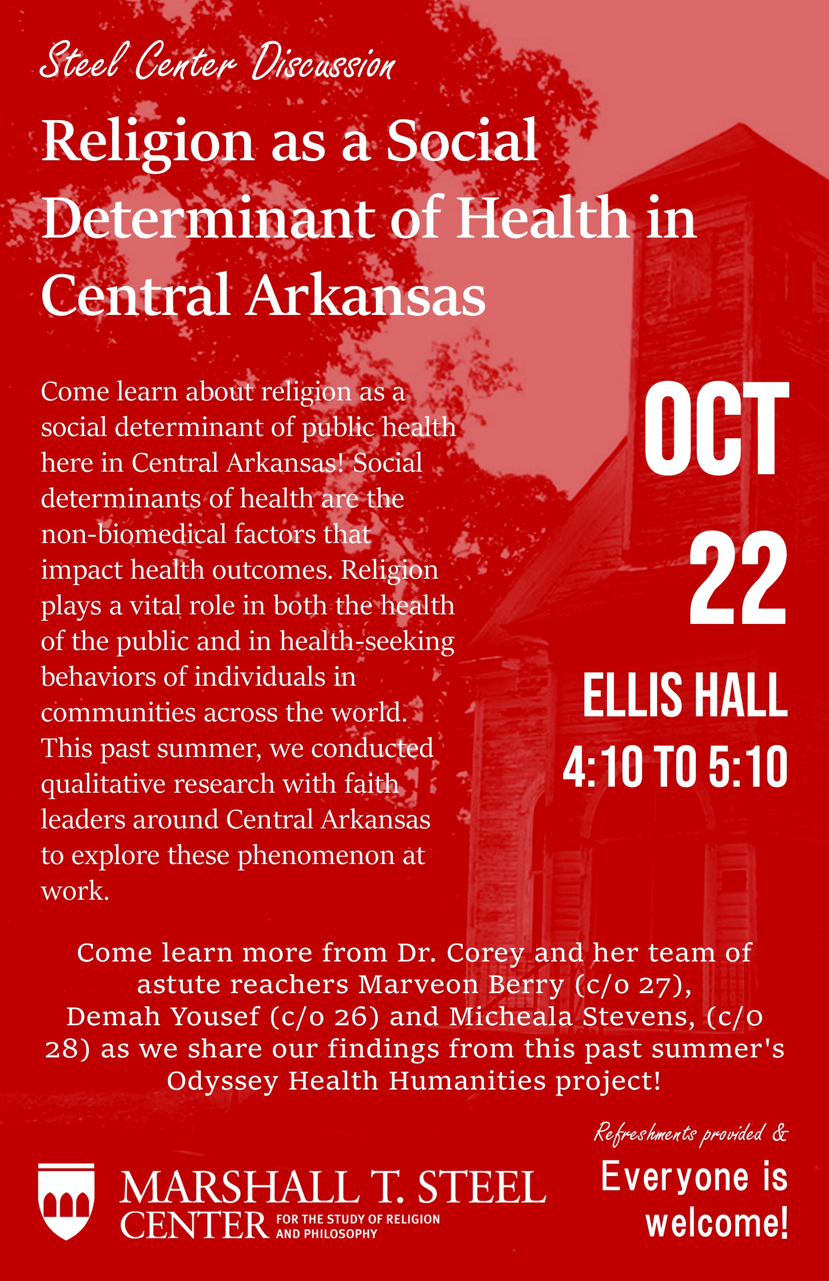 Religion as a Social Determinant of Health in Central Arkansas WAD Religion as a Social Determinant of Health in Central Arkansas WAD